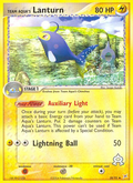 Team Aqua's Lanturn 28/95 — Pokémon EX Team Magma vs Team Aqua