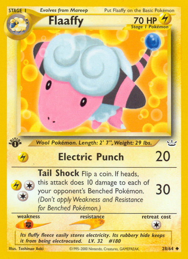 Flaaffy 28/64 — Pokémon Neo Revelation