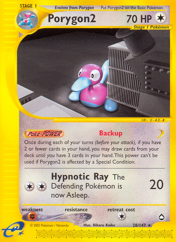 Porygon2 28/147 — Pokémon Aquapolis