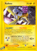Raikou 28/144 — Pokémon Skyridge