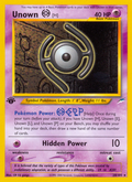 Unown [H] 28/105 — Pokémon Neo Destiny