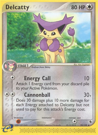 Delcatty 29/109 — Pokémon EX Ruby & Sapphire