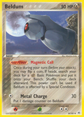 Beldum 29/101 Pokémon EX Hidden Legends 2004 card