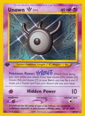 Unown [W] 29/105 — Pokémon Neo Destiny