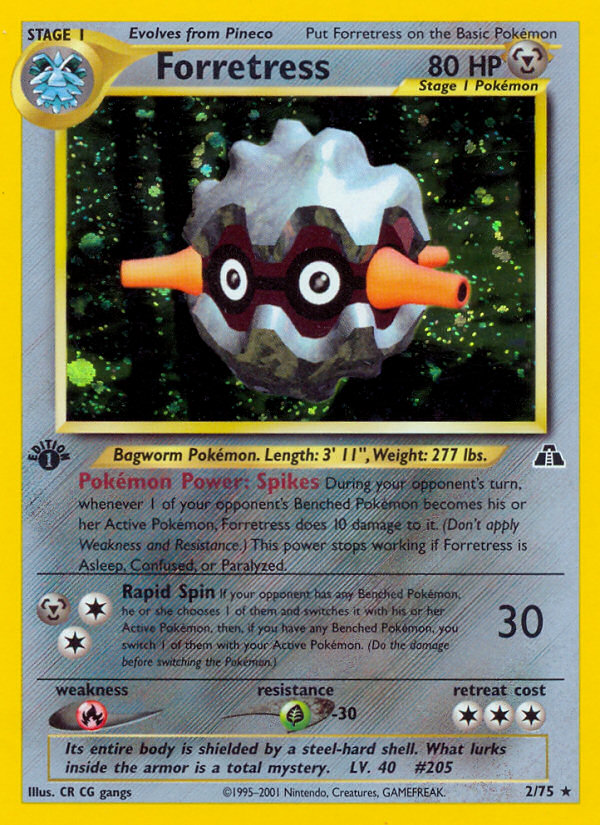 Forretress 2/75 — Pokémon Neo Discovery