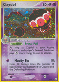 Claydol 2/101 Pokémon EX Hidden Legends 2004 Holo Rare card