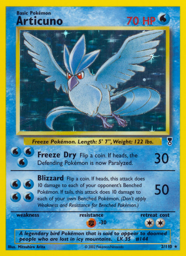 Articuno 2/110 — Pokémon Legendary Collection