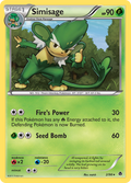 Simisage 2/98 Pokémon Emerging Powers (2011) English card — catalogue reference