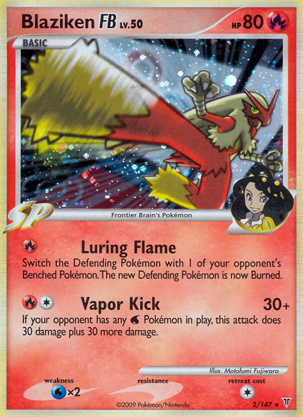 Blaziken FB 2/147 Pokémon Supreme Victors (2009) English card — catalogue reference