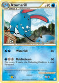 Azumarill 2/123 Pokémon HeartGold & SoulSilver (2010) English card — catalogue reference