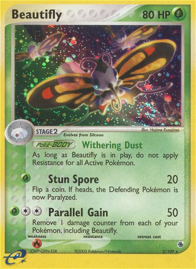 Beautifly 2/109 — Pokémon EX Ruby & Sapphire