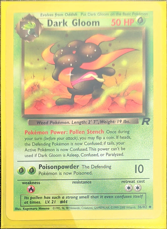 Dark Gloom Uncommon Team Rocket 36/82 MP