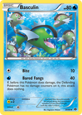 Basculin 30/99 Pokémon Next Destinies (2012) English card — catalogue reference