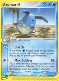 Azumarill 30/100 — Pokémon EX Sandstorm