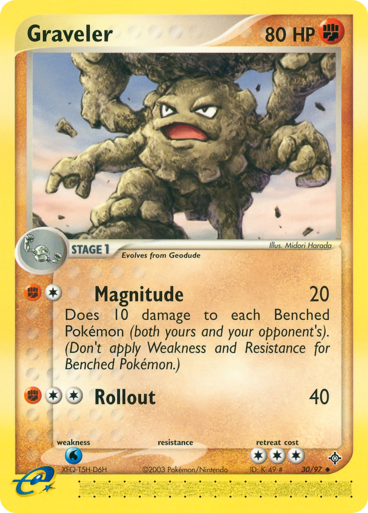 Graveler 30/97 — Pokémon EX Dragon