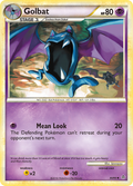 Golbat 30/95 Pokémon Unleashed (2010) English card — catalogue reference