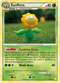 Sunflora 31/123 Pokémon HeartGold & SoulSilver (2010) English card — catalogue reference