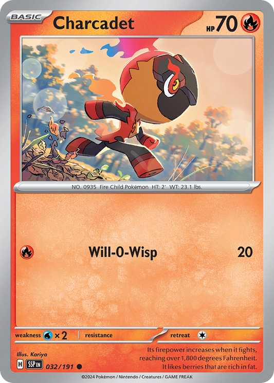Pokemon Charcadet Surging Sparks 032/191