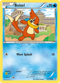 Buizel 32/124 Pokémon Dragons Exalted (2012) English card — catalogue reference