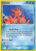 Corsola 32/101 Pokémon EX Hidden Legends 2004 card