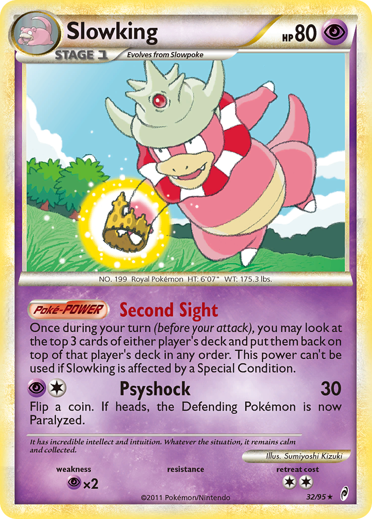 Slowking 32/95 Pokémon Call of Legends (2011) English card — catalogue reference