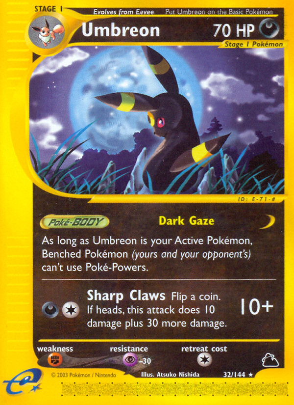 Umbreon 32/144 — Pokémon Skyridge