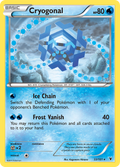 Cryogonal 33/101 Pokémon Noble Victories (2011) English card — catalogue reference