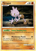 Tyrogue 33/123 Pokémon HeartGold & SoulSilver (2010) English card — catalogue reference