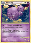 Weezing 34/123 Pokémon HeartGold & SoulSilver (2010) English card — catalogue reference