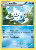 Vanillish 34/108 Pokémon Dark Explorers (2012) English card — catalogue reference