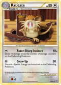 Raticate 34/90 Pokémon Undaunted (2010) English card — catalogue reference