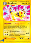 Ampharos 34/165 — Pokémon Expedition Base Set