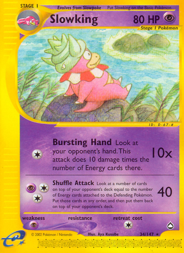 Slowking 34/147 — Pokémon Aquapolis