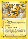 Electabuzz 35/100 — Pokémon EX Sandstorm