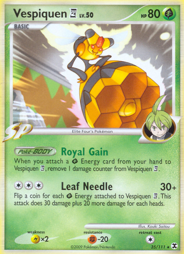 Vespiquen E4 35/111 Pokémon Rising Rivals (2009) English card — catalogue reference