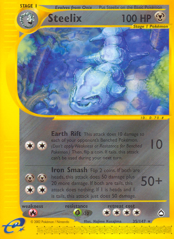 Steelix 35/147 — Pokémon Aquapolis