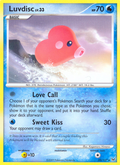 Luvdisc 35/127 Pokémon Platinum (2009) English card — catalogue reference