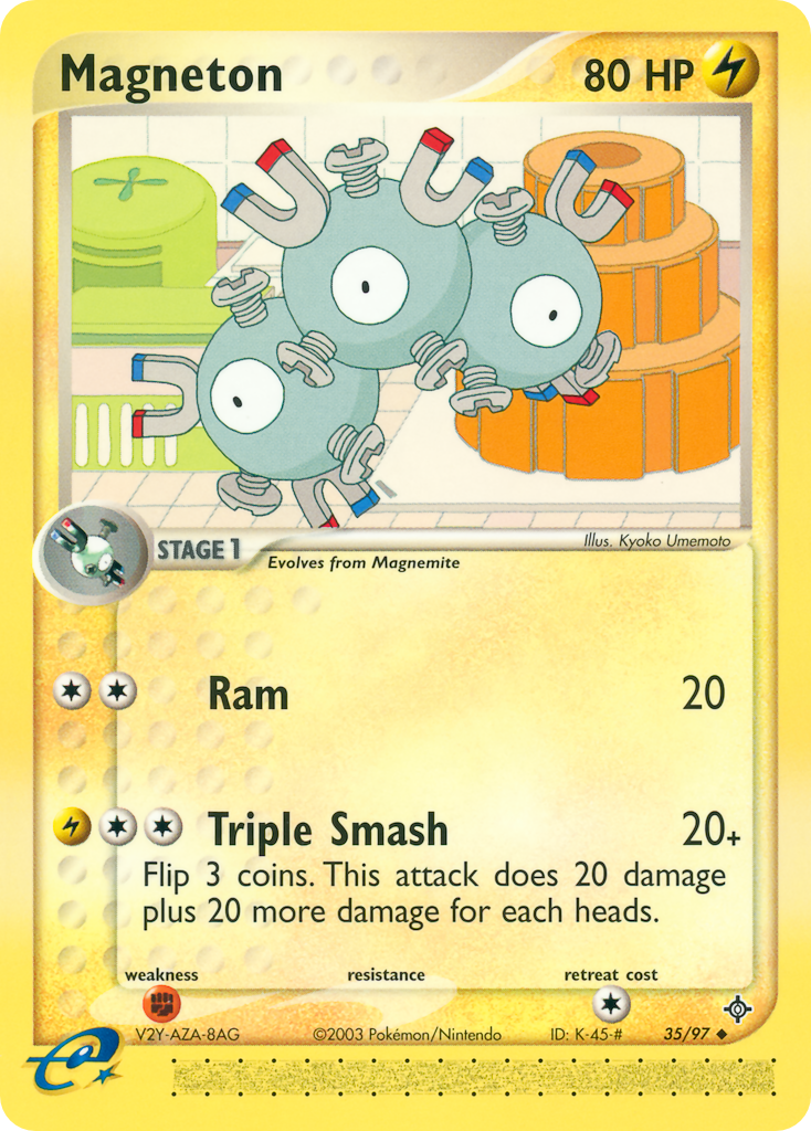 Magneton 35/97 — Pokémon EX Dragon