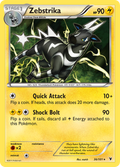 Zebstrika 36/101 Pokémon Noble Victories (2011) English card — catalogue reference