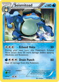 Seismitoad 36/124 Pokémon Dragons Exalted (2012) English card — catalogue reference