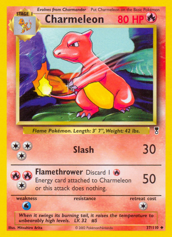 Charmeleon 37/110 — Pokémon Legendary Collection