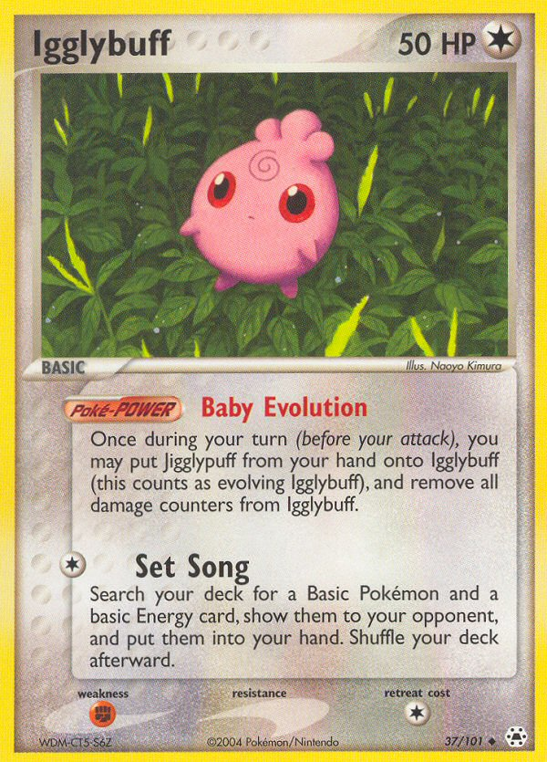 Igglybuff 37/101 EX Hidden Legends 2004