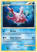 Corsola 37/123 Pokémon HeartGold & SoulSilver (2010) English card — catalogue reference