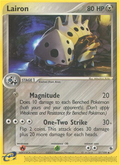 Lairon 37/109 — Pokémon EX Ruby & Sapphire