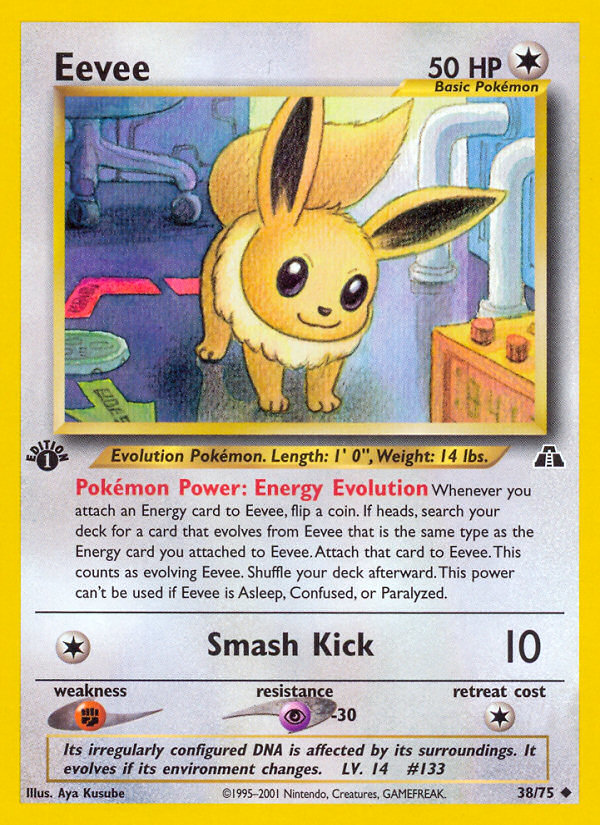 Eevee 38/75 — Pokémon Neo Discovery