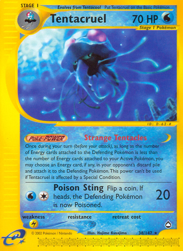Tentacruel 38/147 — Pokémon Aquapolis