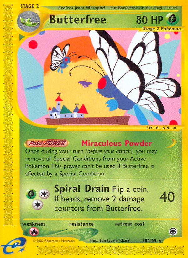 Butterfree 38/165 — Pokémon Expedition Base Set
