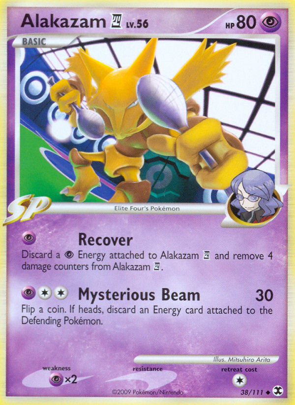 Alakazam E4 38/111 Pokémon Rising Rivals (2009) English card — catalogue reference