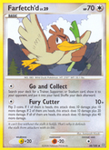 Farfetch'd 38/100 Pokémon Stormfront (2008) English card — catalogue reference