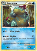 Croconaw 38/123 Pokémon HeartGold & SoulSilver (2010) English card — catalogue reference